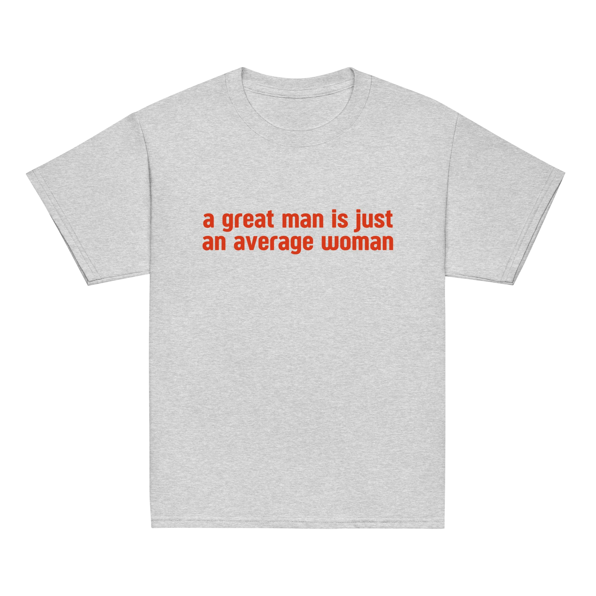 A Great Man Is Just Average Woman Baby Tee - Image 7