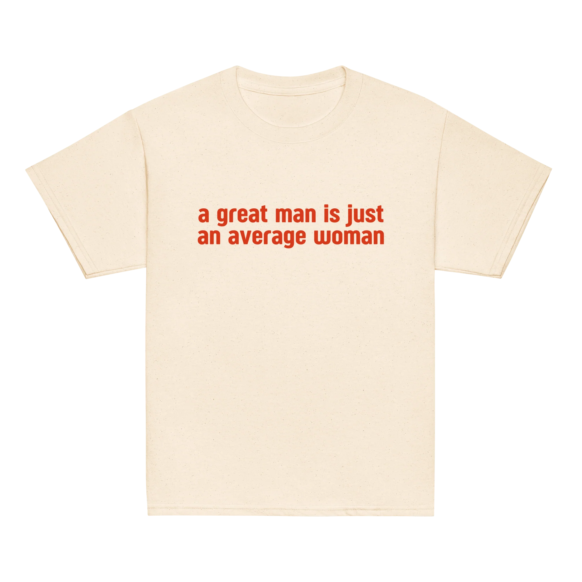 A Great Man Is Just Average Woman Baby Tee - Image 8