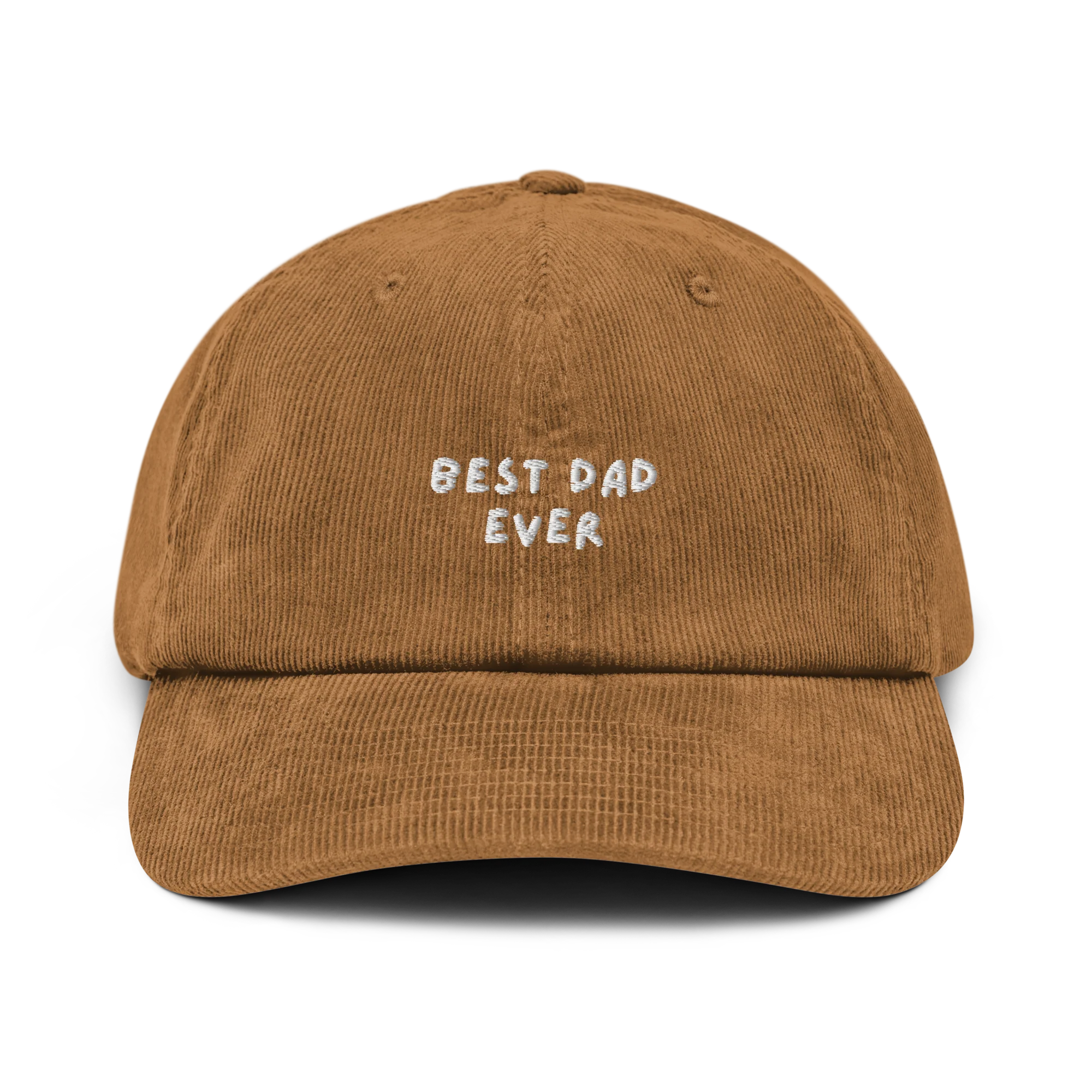 Best Dad Ever Embroidered Corduroy Hat - Image 7