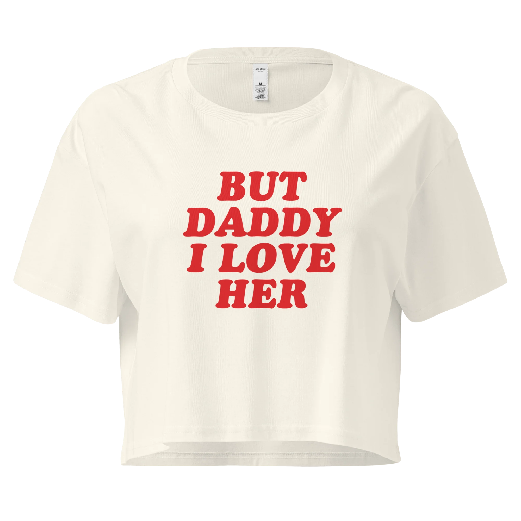 But Daddy I Love Her Crop Tee - Image 3