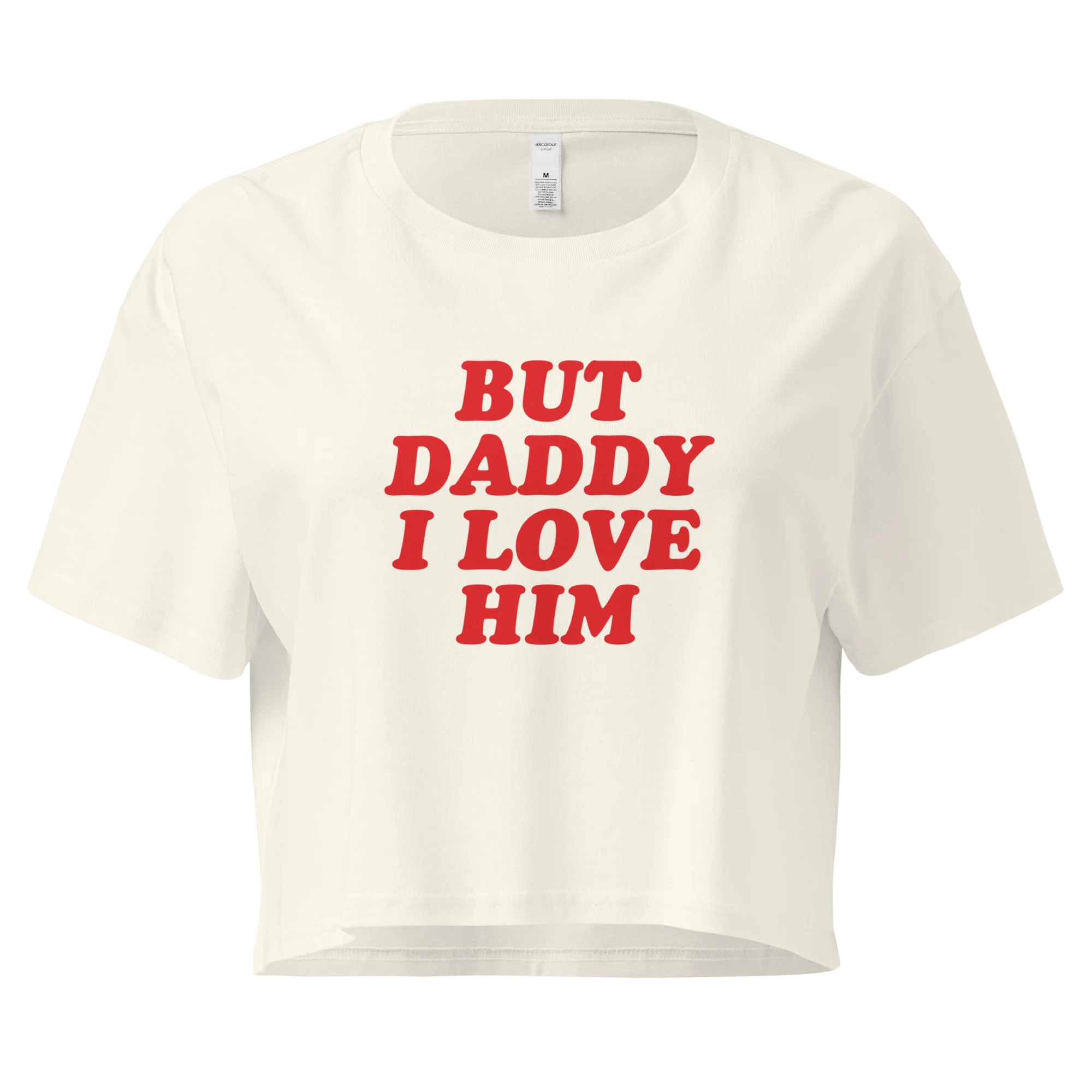 But Daddy I Love Him Crop Tee - Image 3