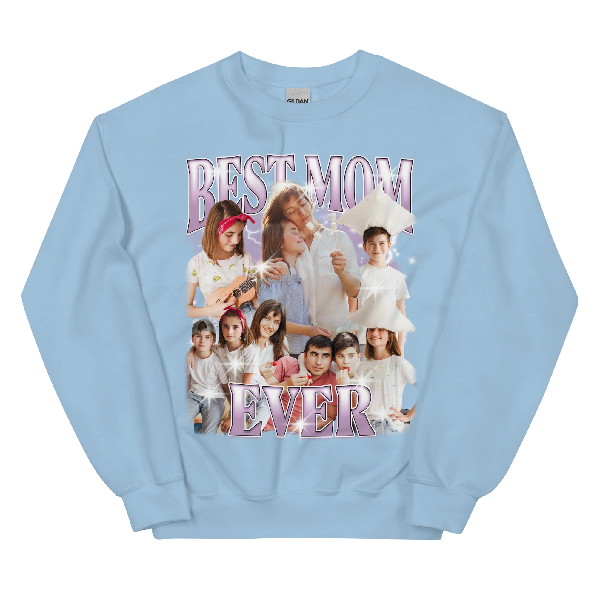 CUSTOM Best Mom Ever Photo Bootleg Sweatshirt - Image 7