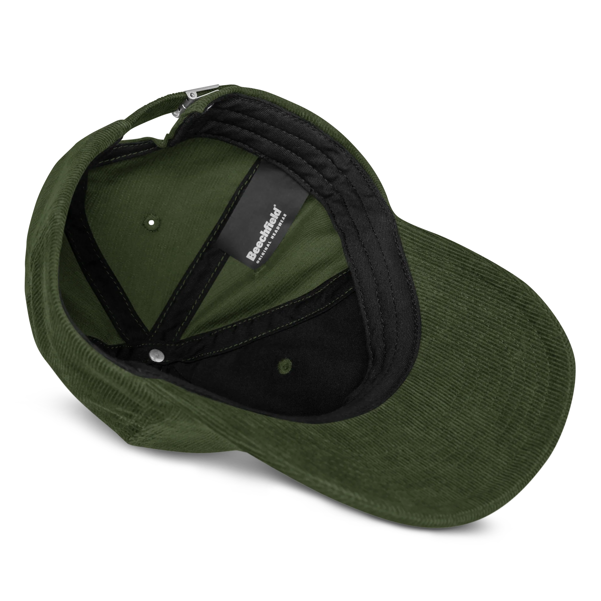 CUSTOM Your Text Serifed Embroidered Corduroy Cap - Image 12