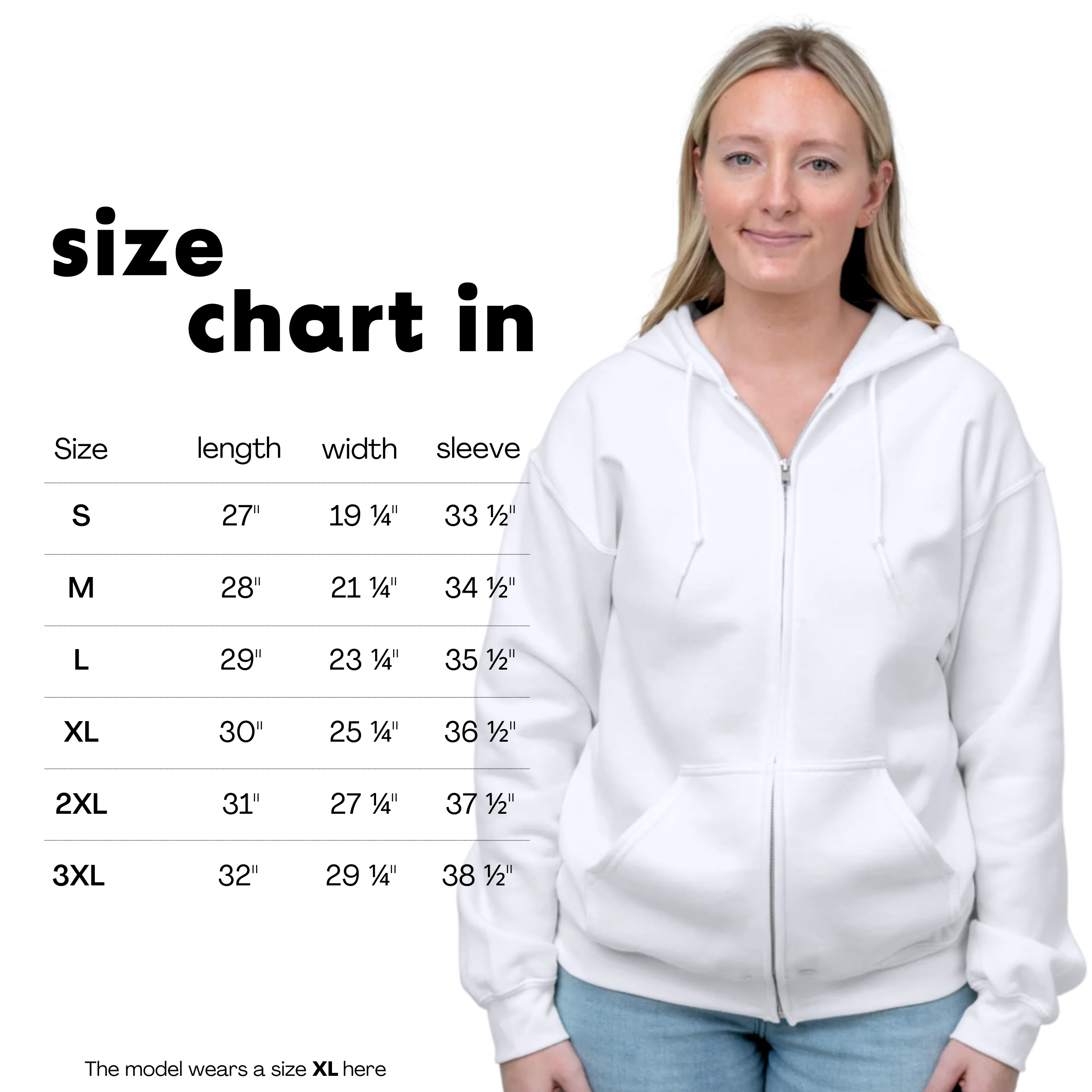 CUSTOM Your Text Embroidered Zip-Up Hoodie - Image 11