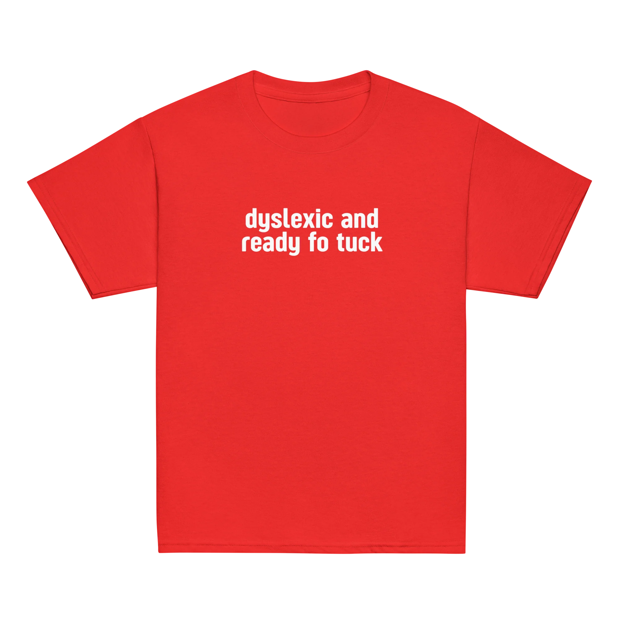 Dyslexic and Ready Fo Tuck Baby Tee - Image 6