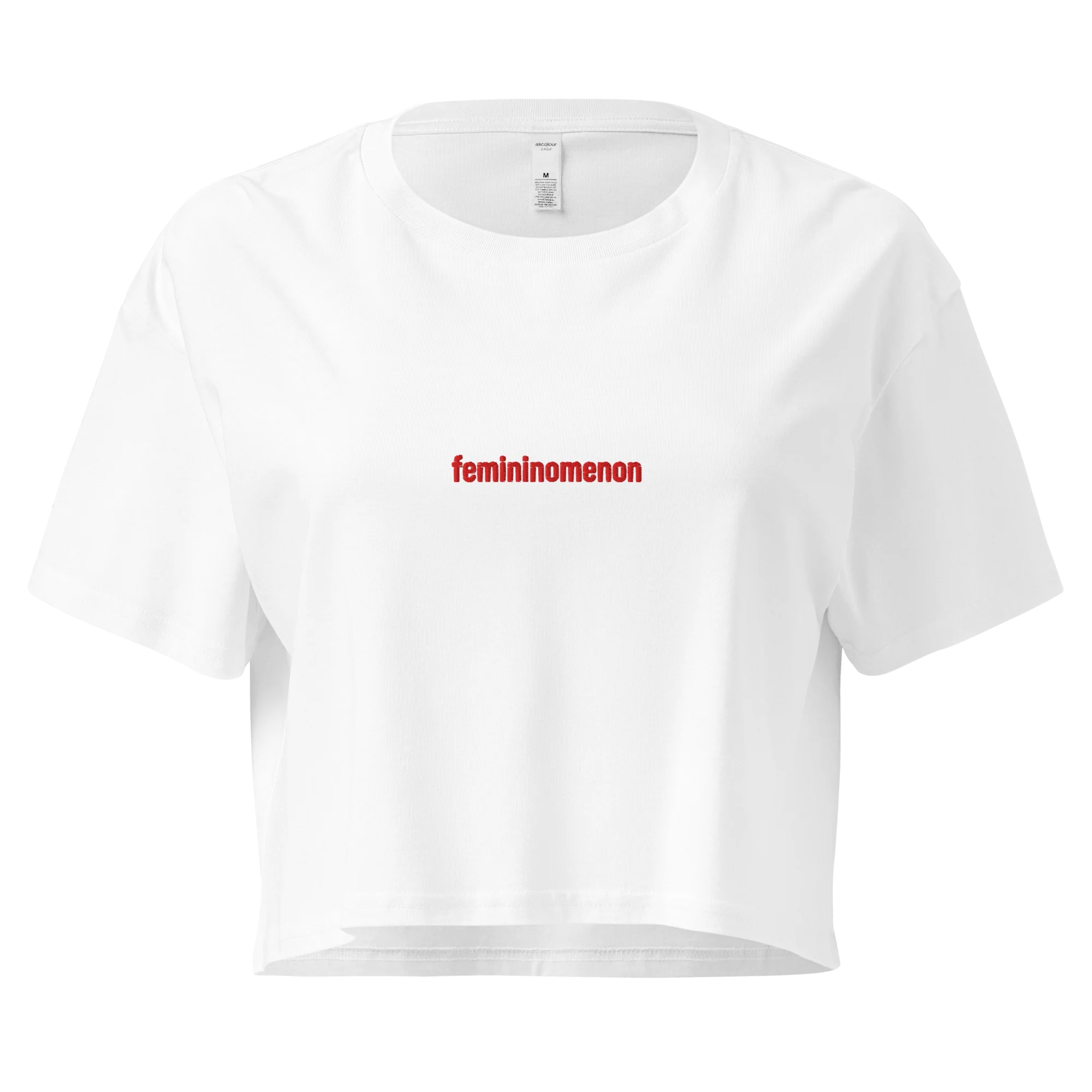 Femininomenon Embroidered Crop Tee - Image 7