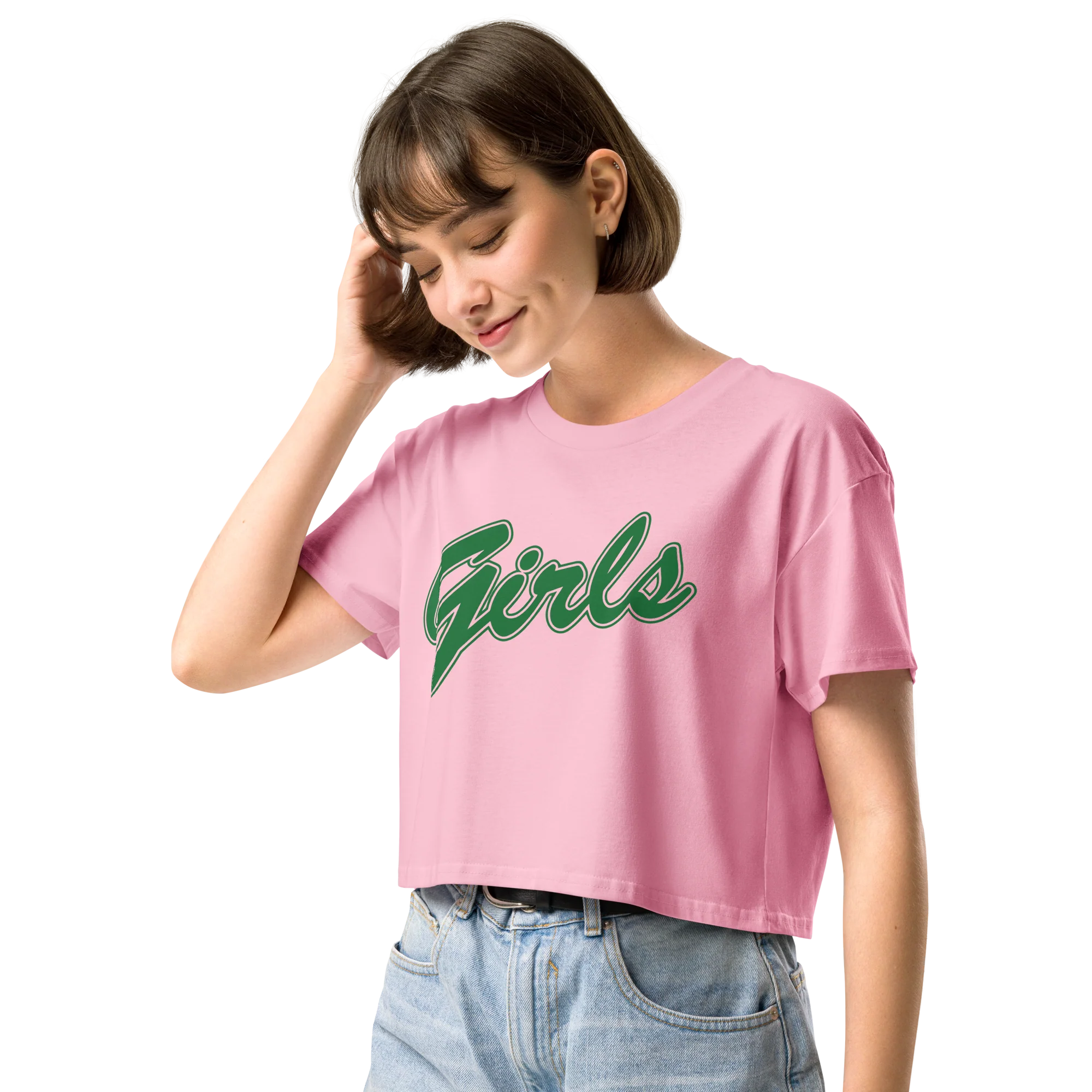 Girls Friends Crop Tee - Image 6