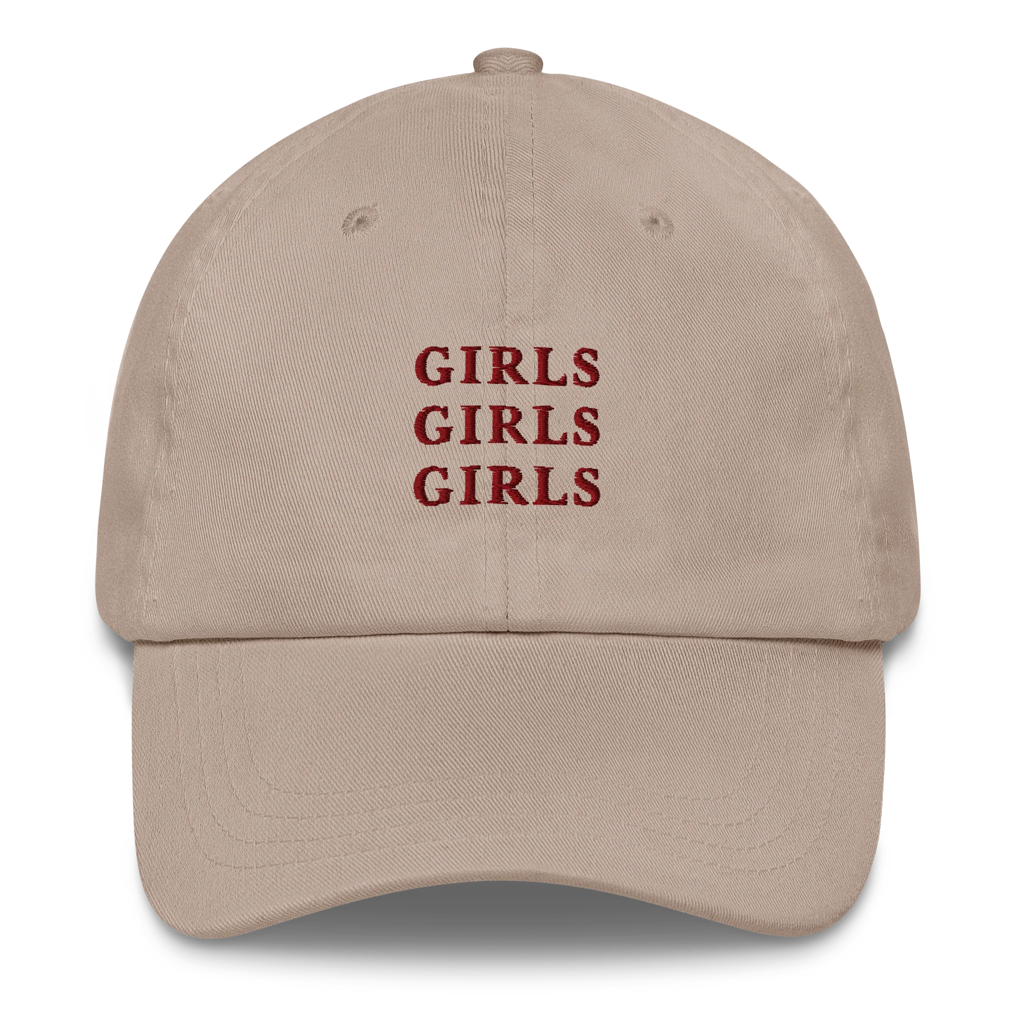 Girls Girls Girls Embroidered Cap