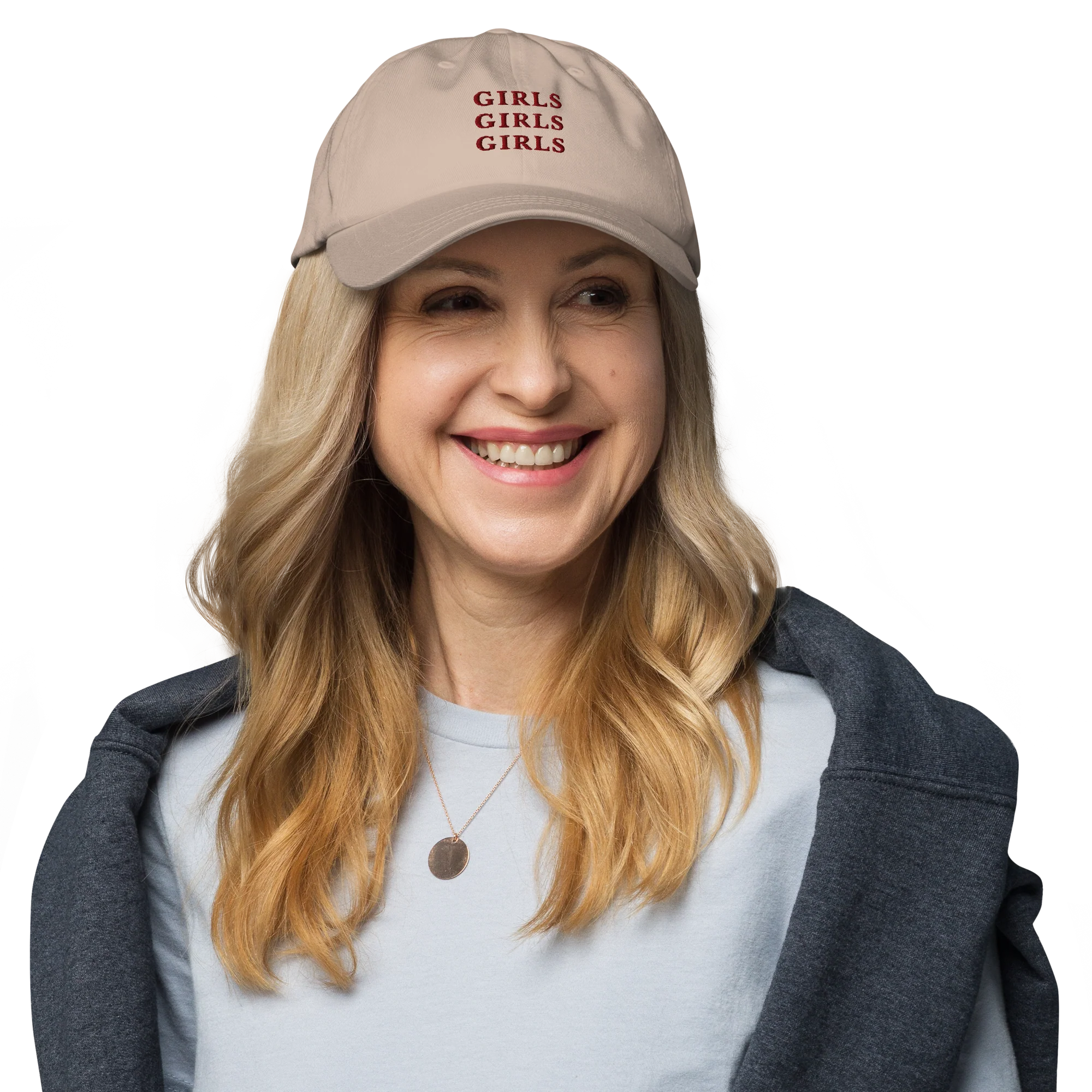 Girls Girls Girls Embroidered Cap - Image 2