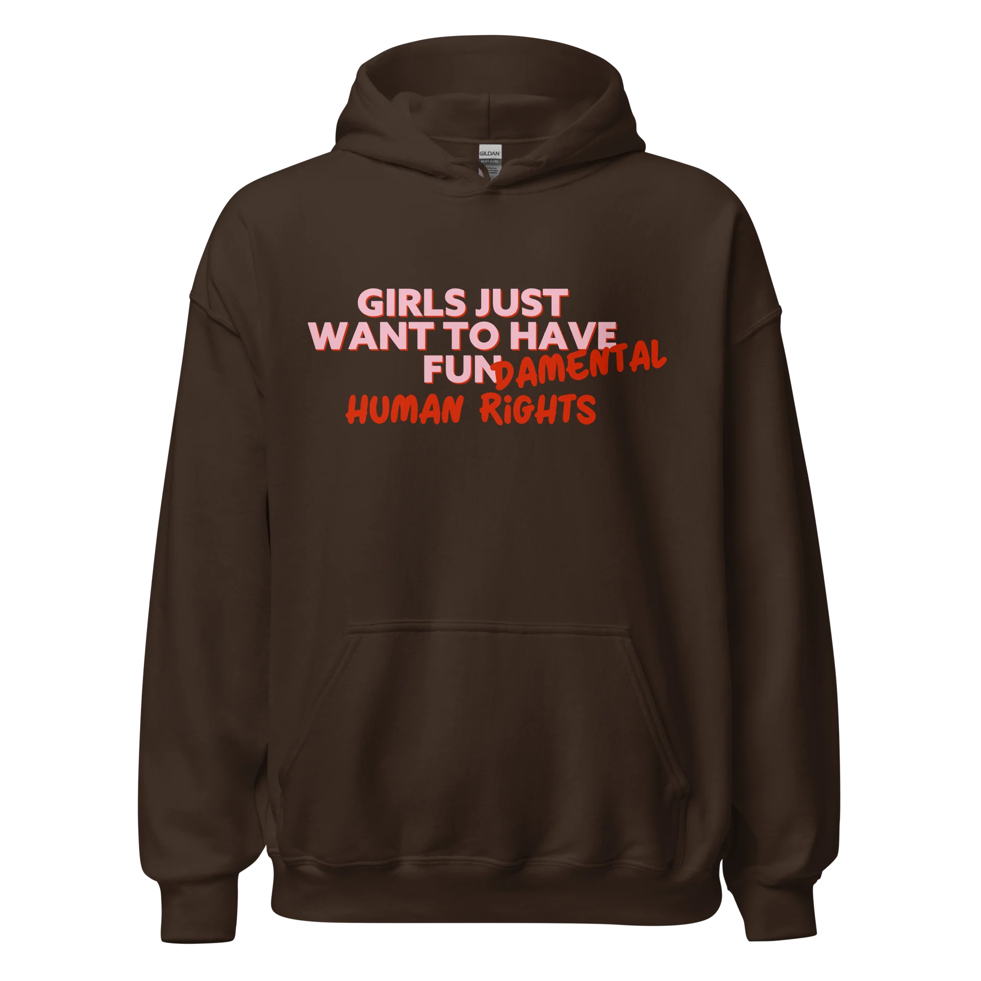 Girls Just Wanna Have Fundamental Human Rights Hoodie - Image 10