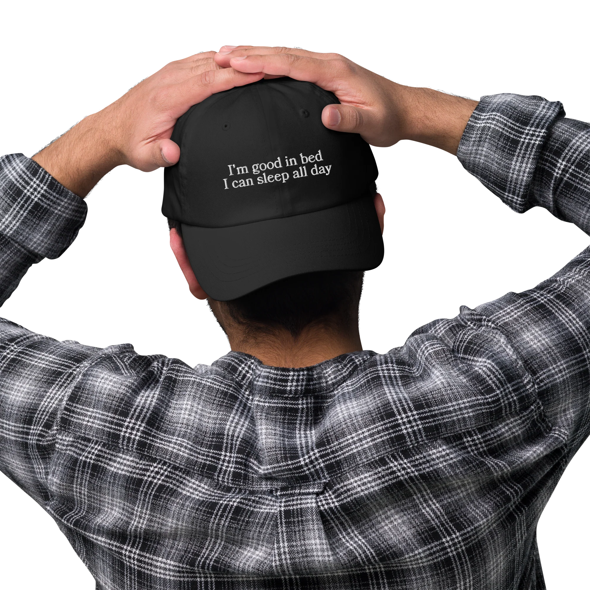 Good in Bed Sleep All Day Embroidered Cap - Image 6