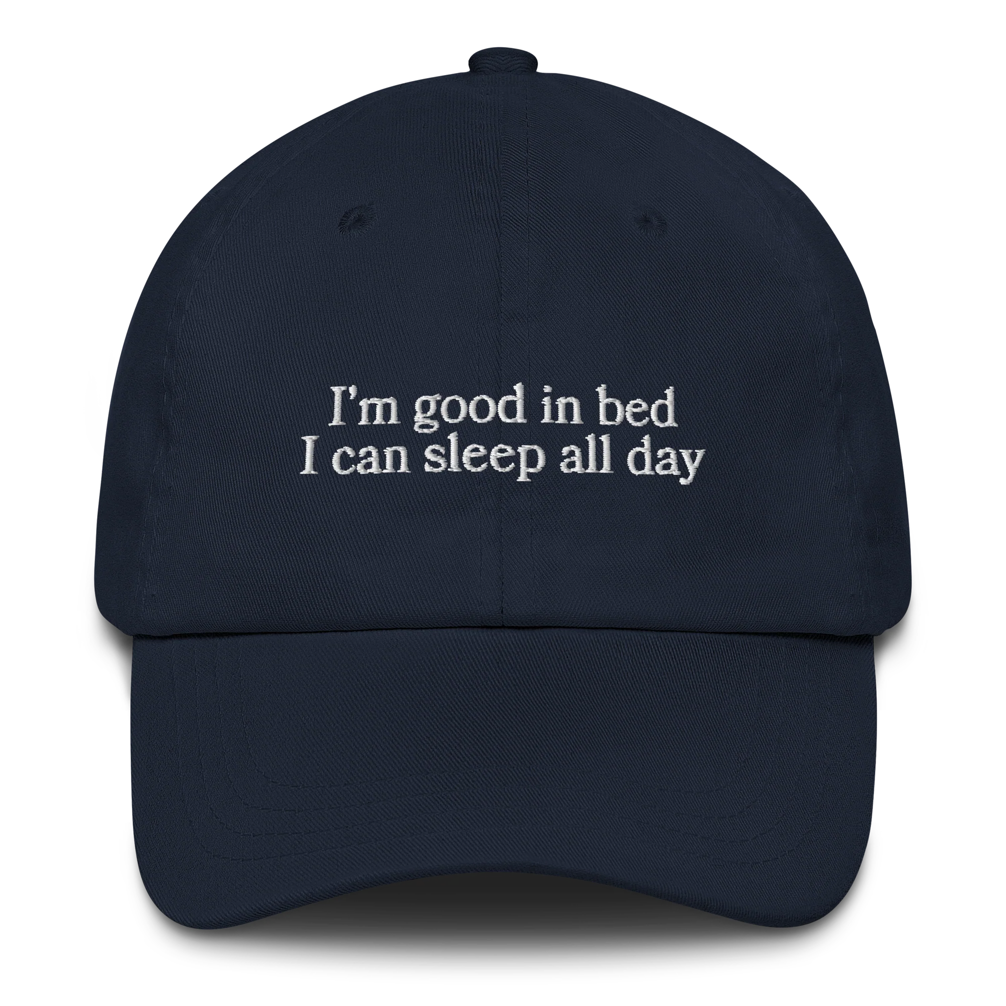 Good in Bed Sleep All Day Embroidered Cap - Image 8