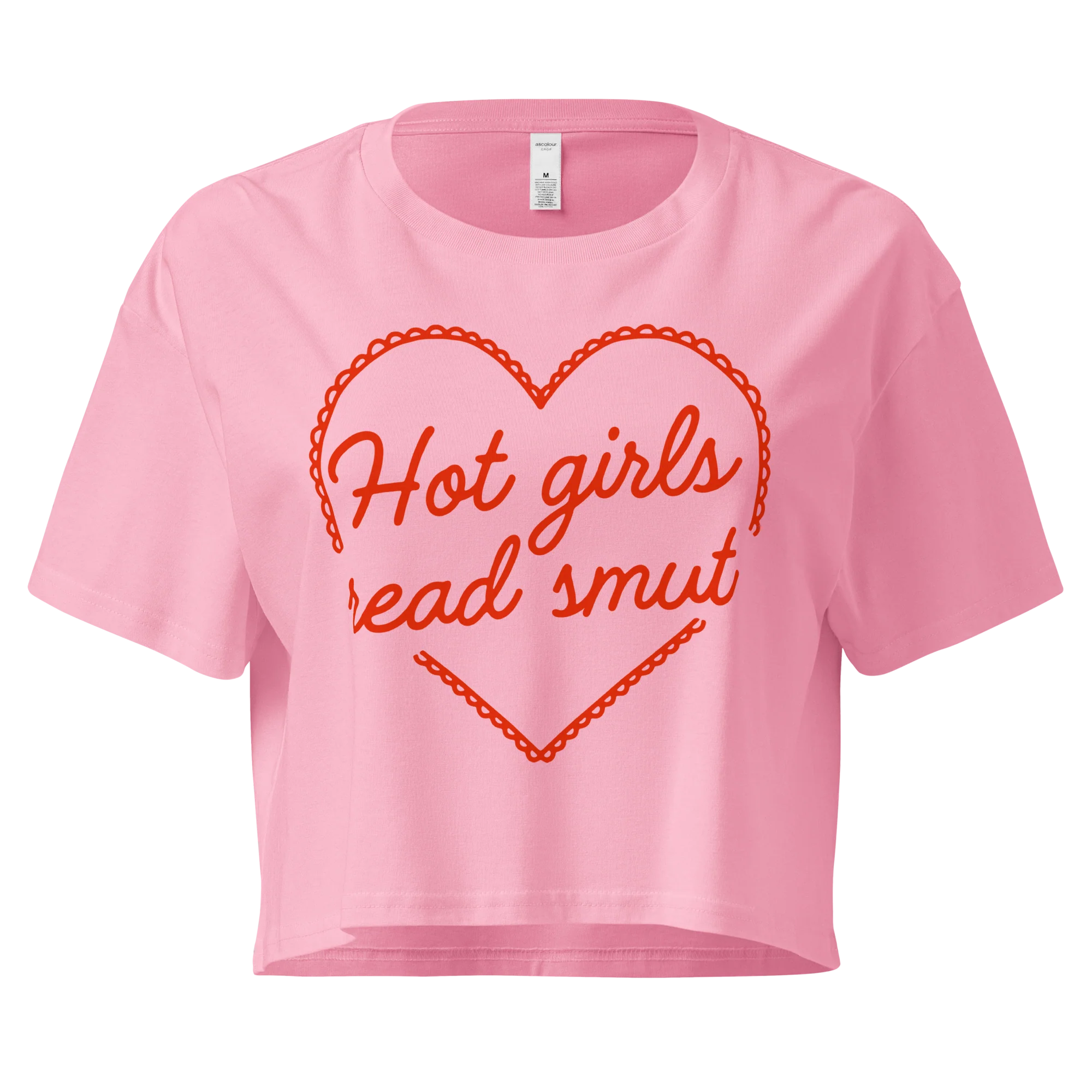 Hot Girls Read Smut Crop Tee
