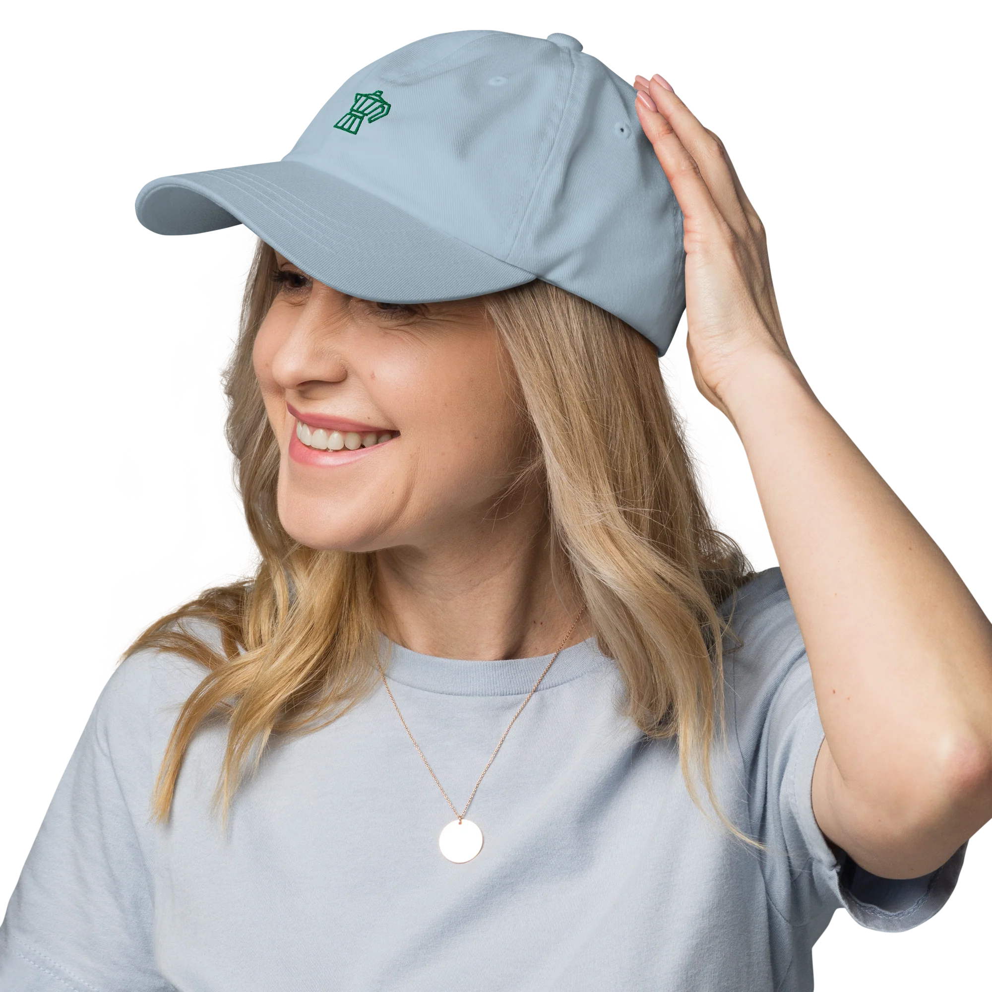 Moka Pot Coffee Embroidered Cap - Image 8
