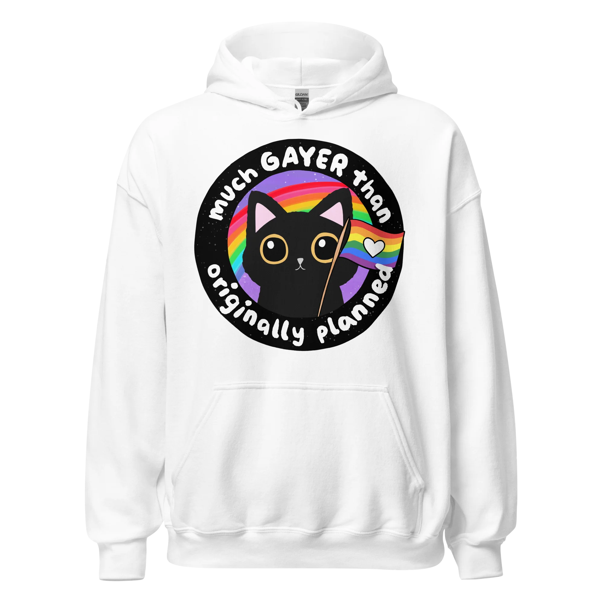 Much Gayer Than Planned Pride Hoodie - Image 4