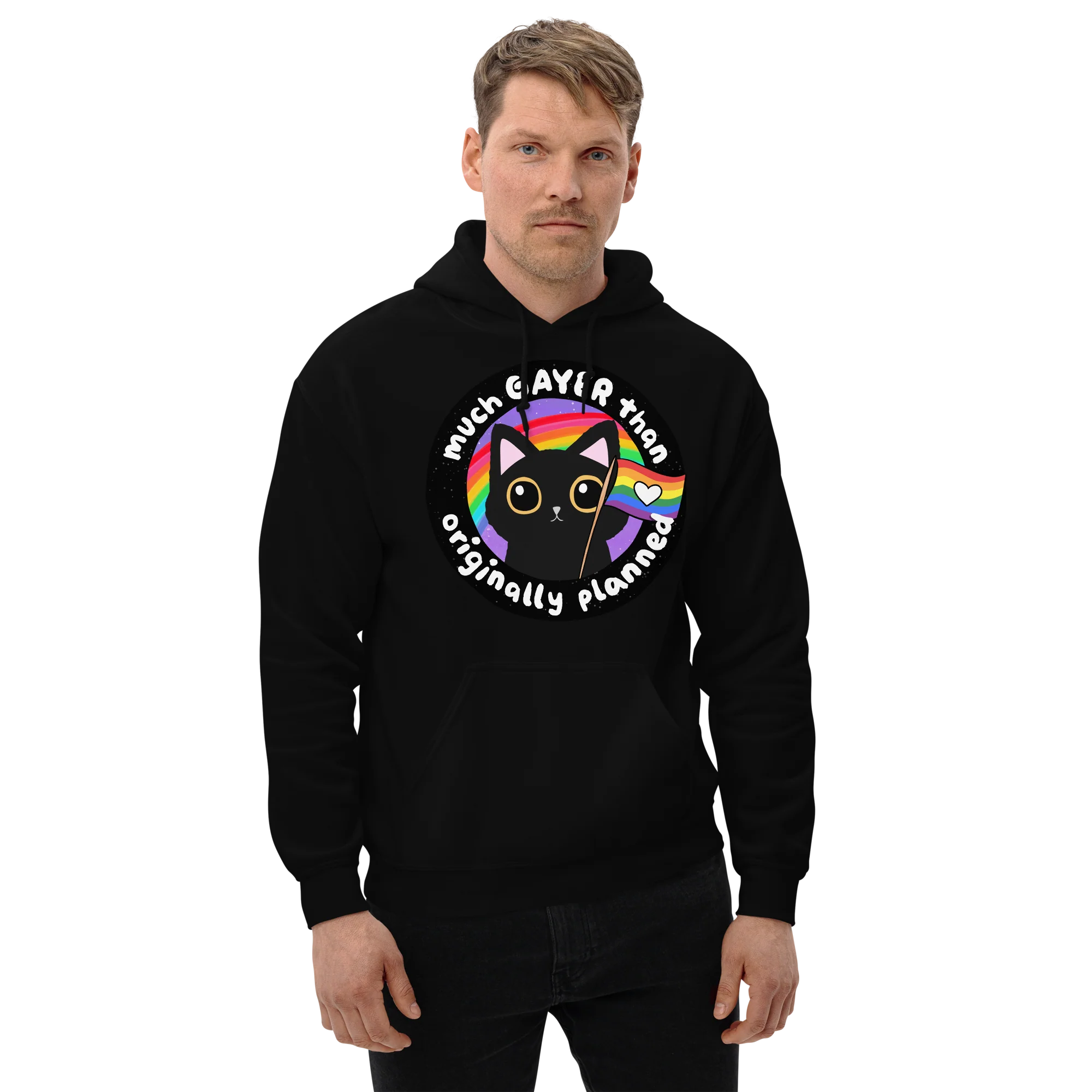 Much Gayer Than Planned Pride Hoodie - Image 7