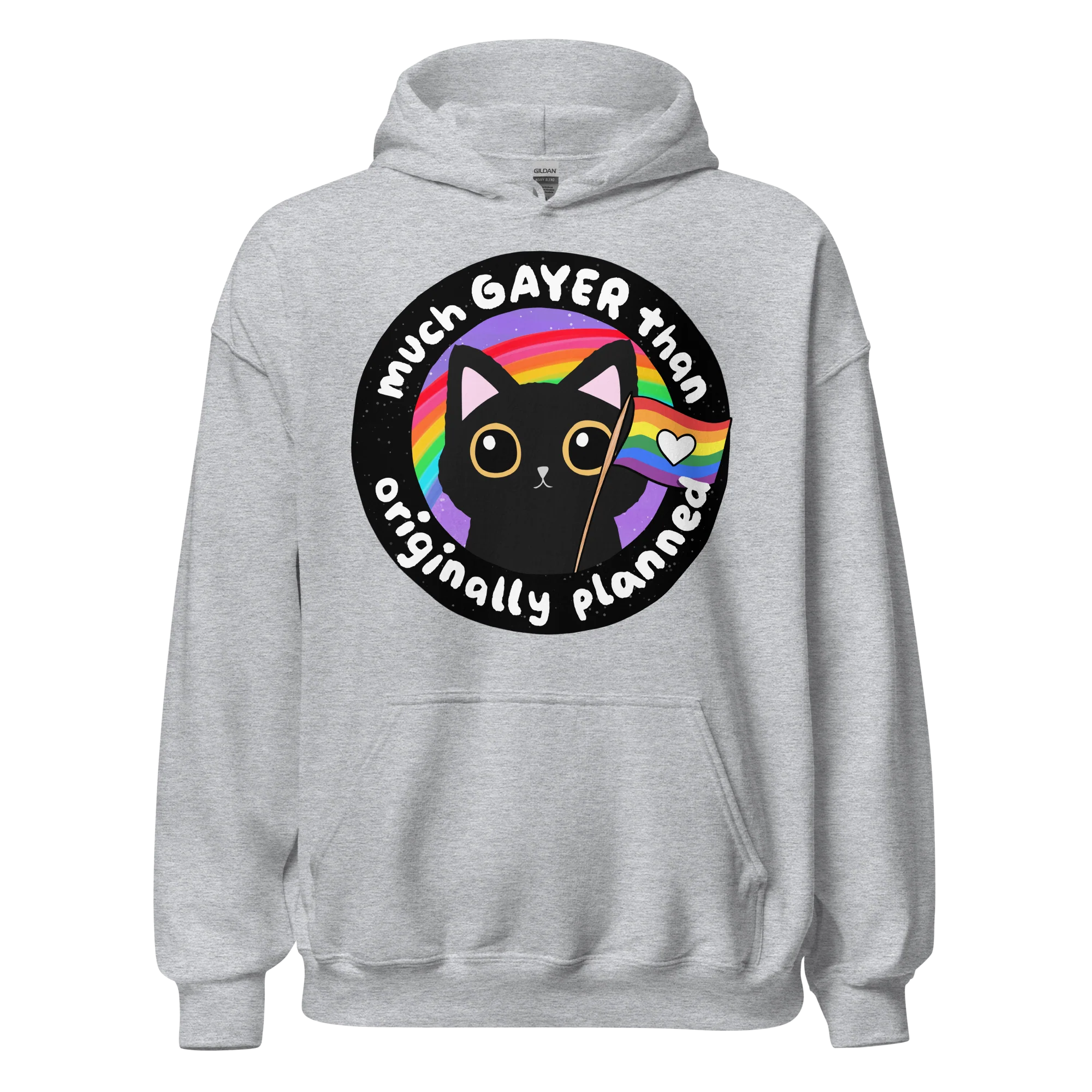 Much Gayer Than Planned Pride Hoodie - Image 8