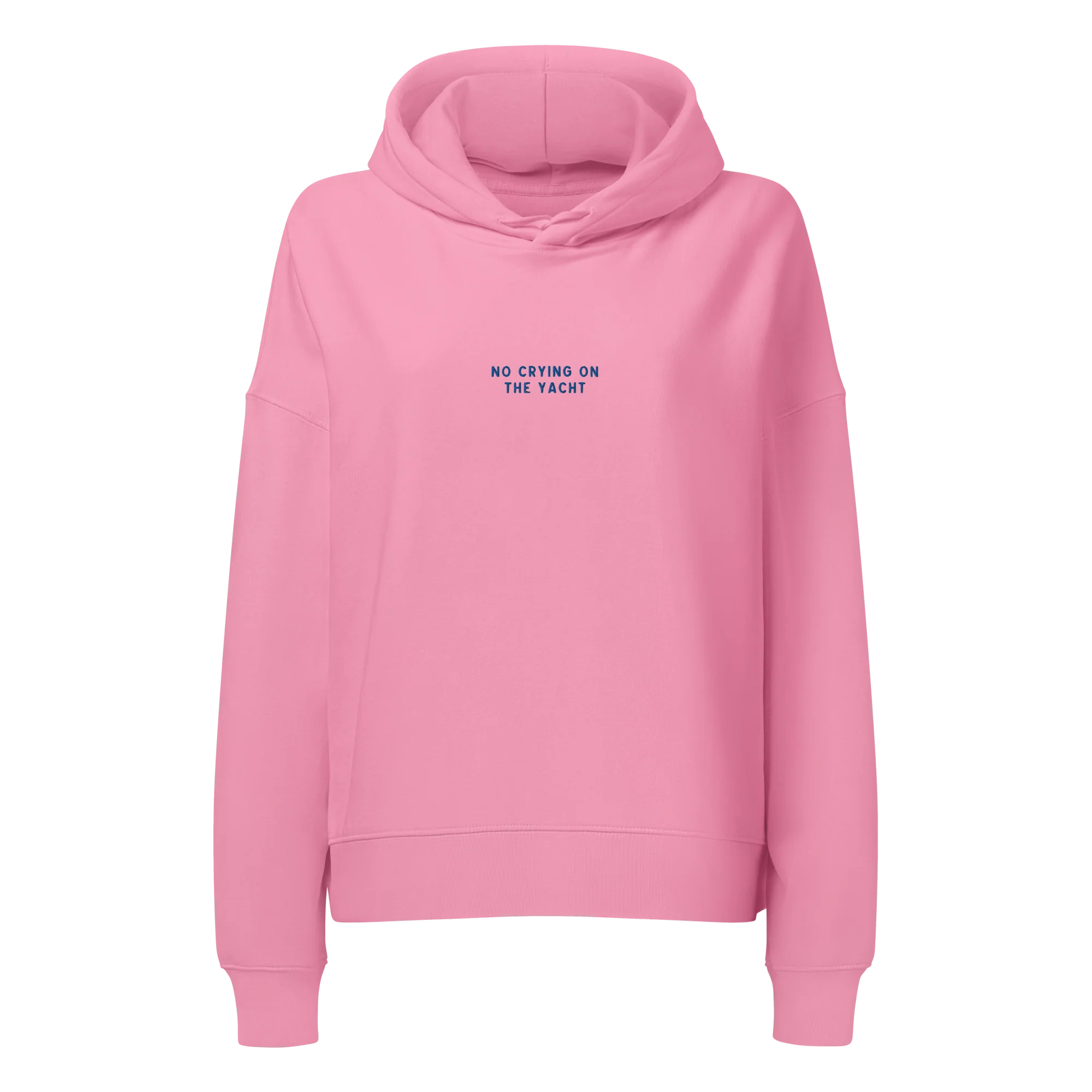 No Crying on the Yacht Embroidered Women’s Organic Hoodie - Image 7
