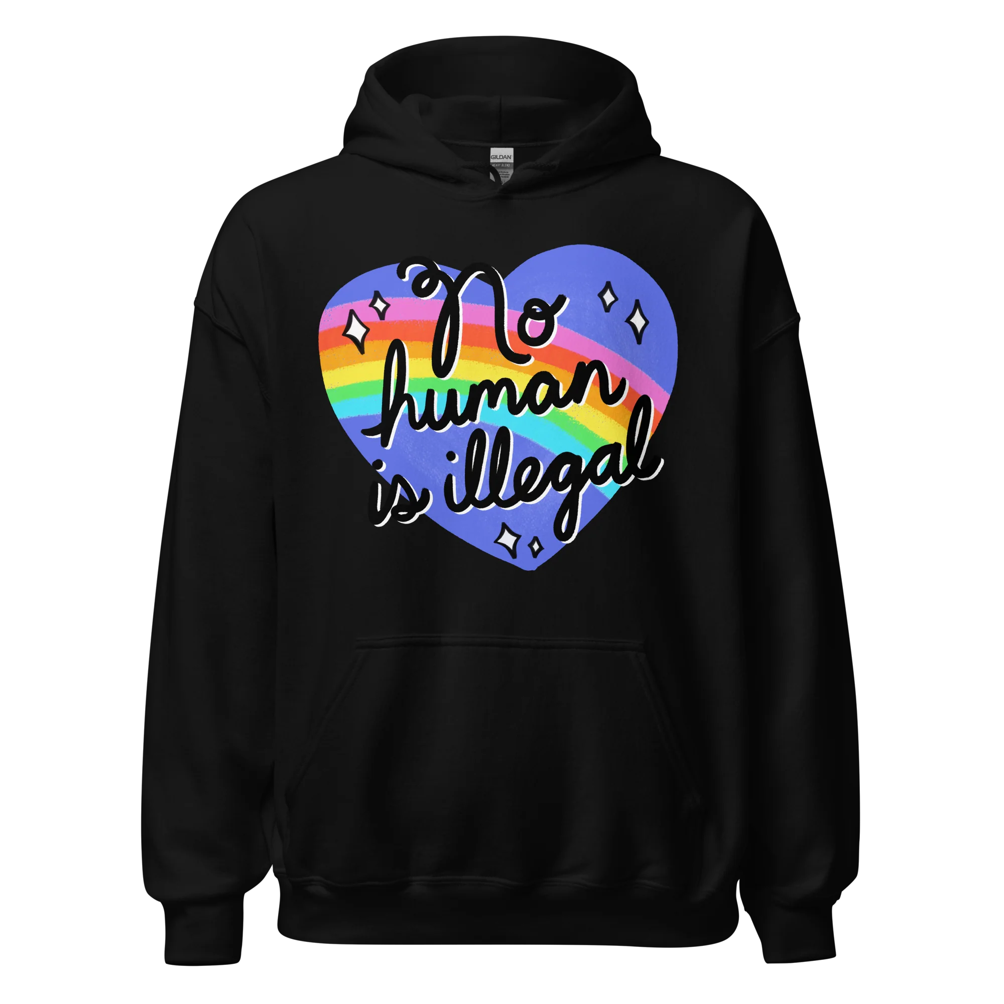 No Human is Illegal Hoodie - Image 4
