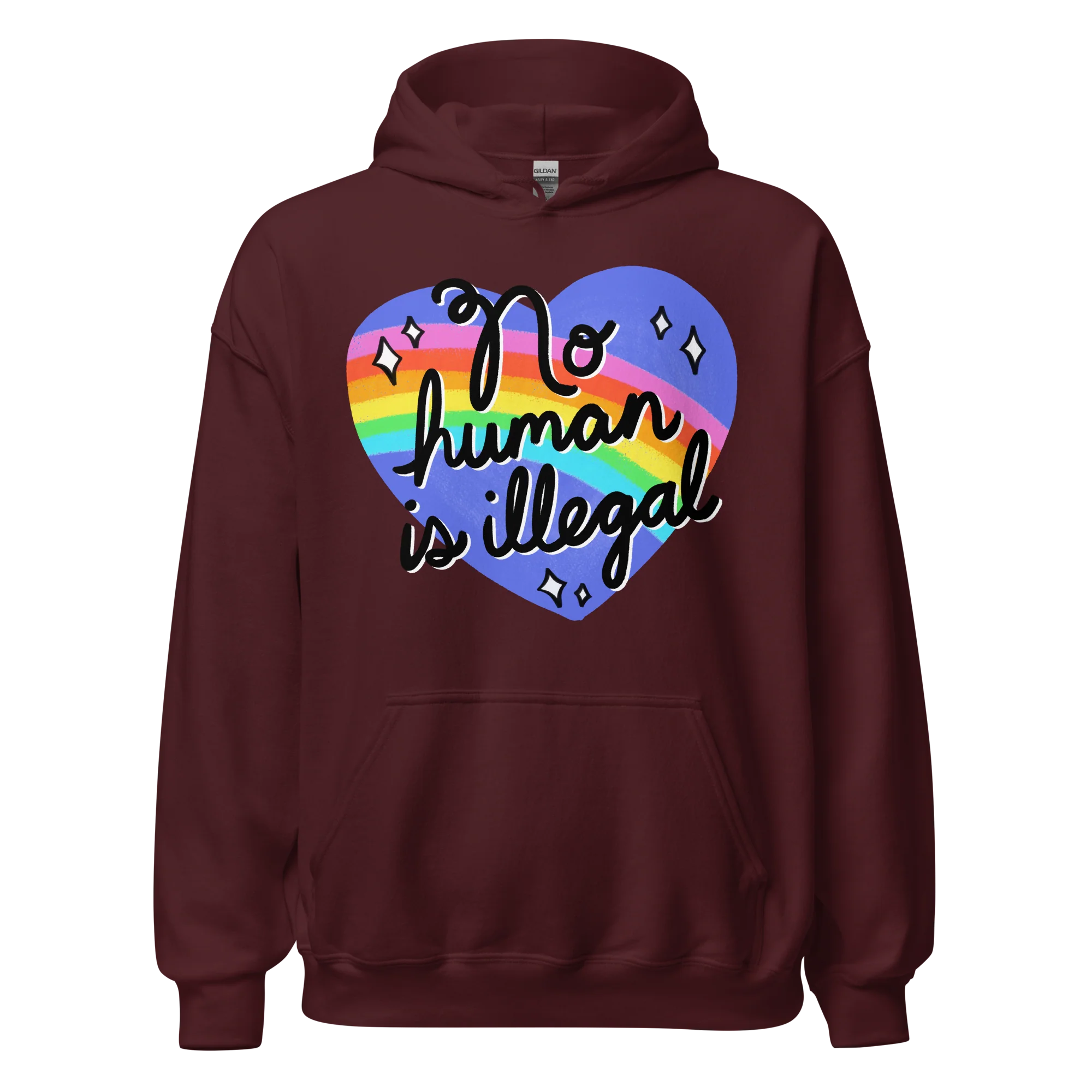 No Human is Illegal Hoodie - Image 9