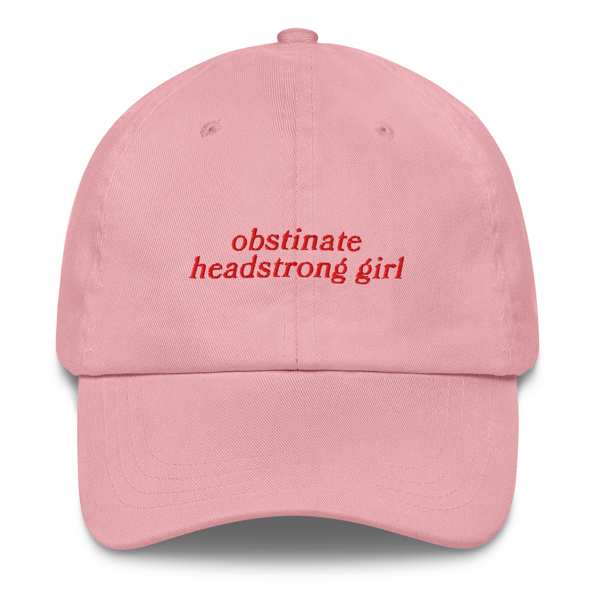 Obstinate Headstrong Girl Jane Austen Embroidered Cap - Image 5