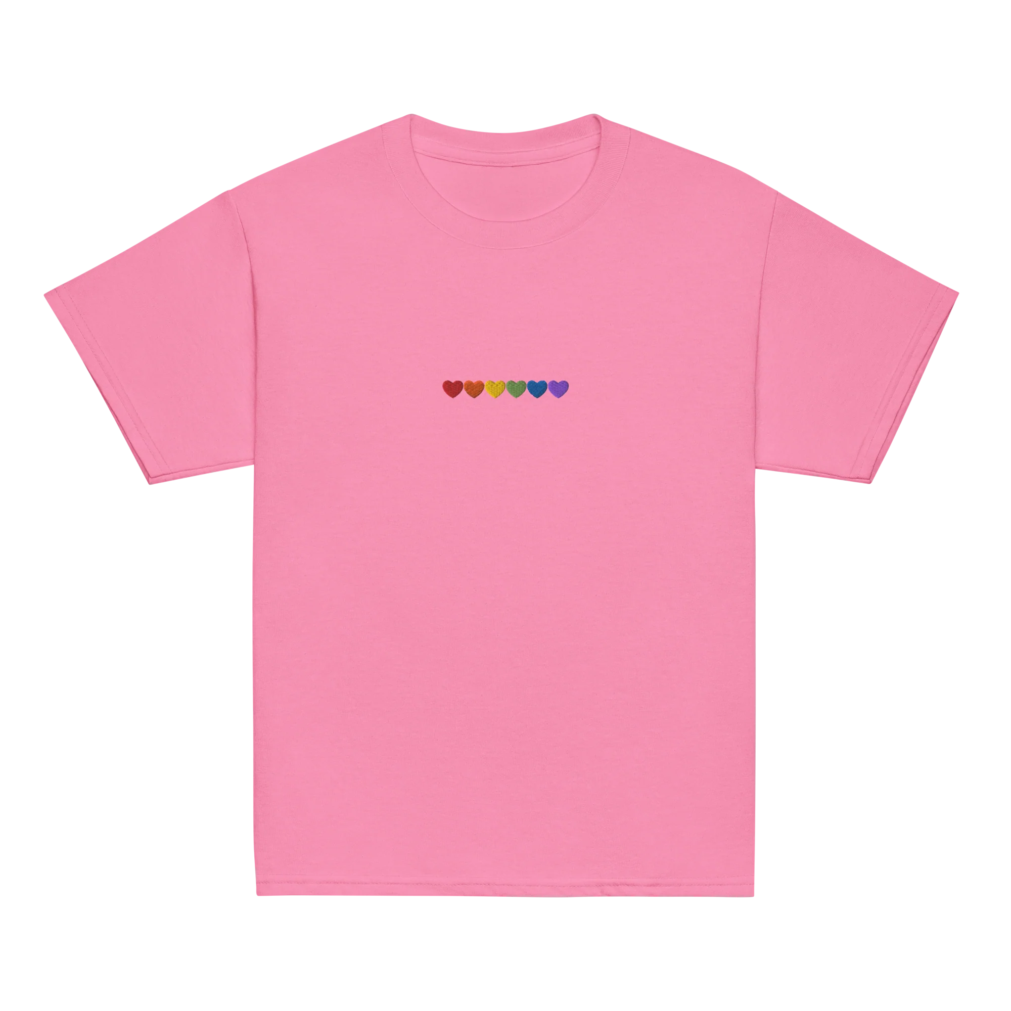 Pride Hearts Embroidered Baby Tee - Image 5