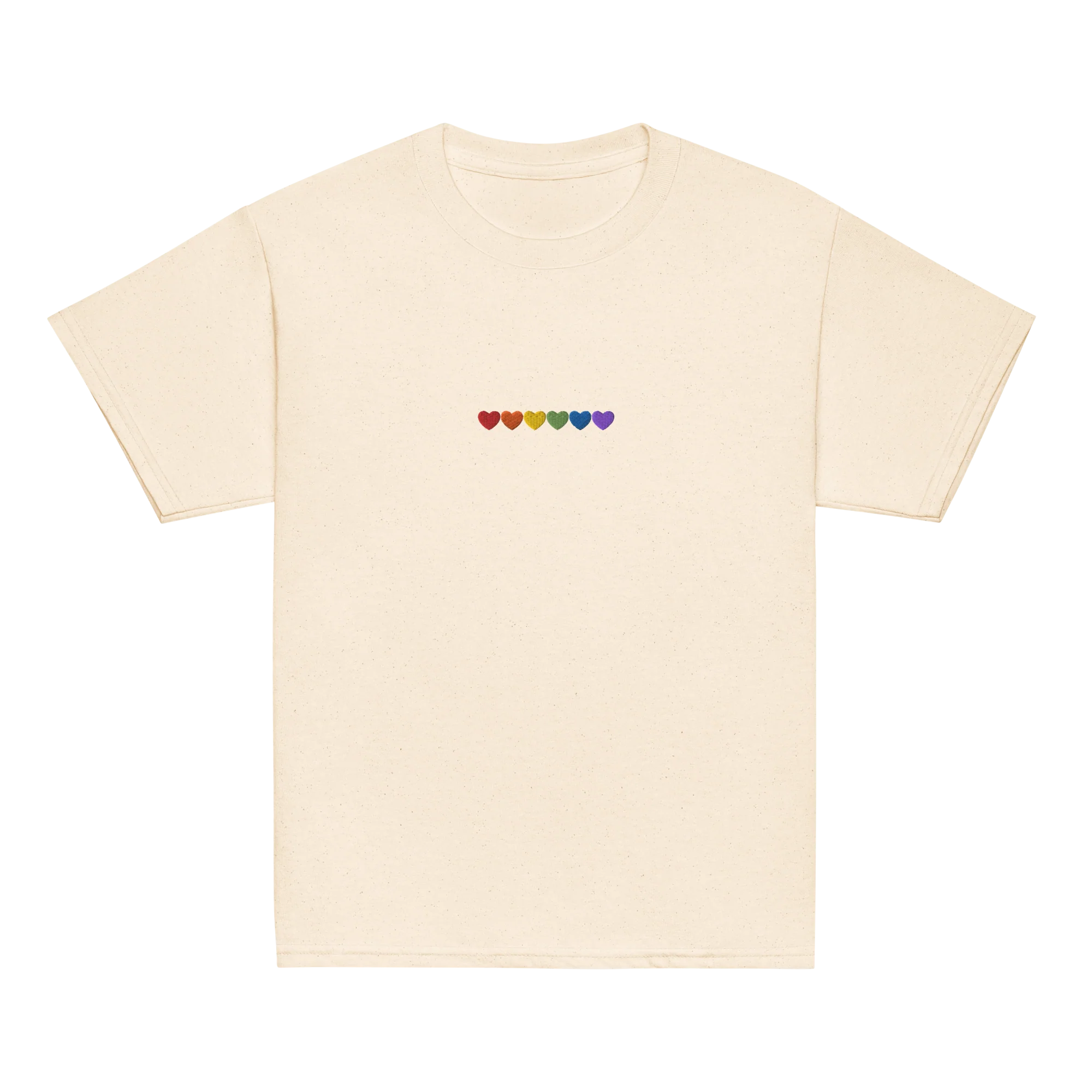 Pride Hearts Embroidered Baby Tee - Image 8