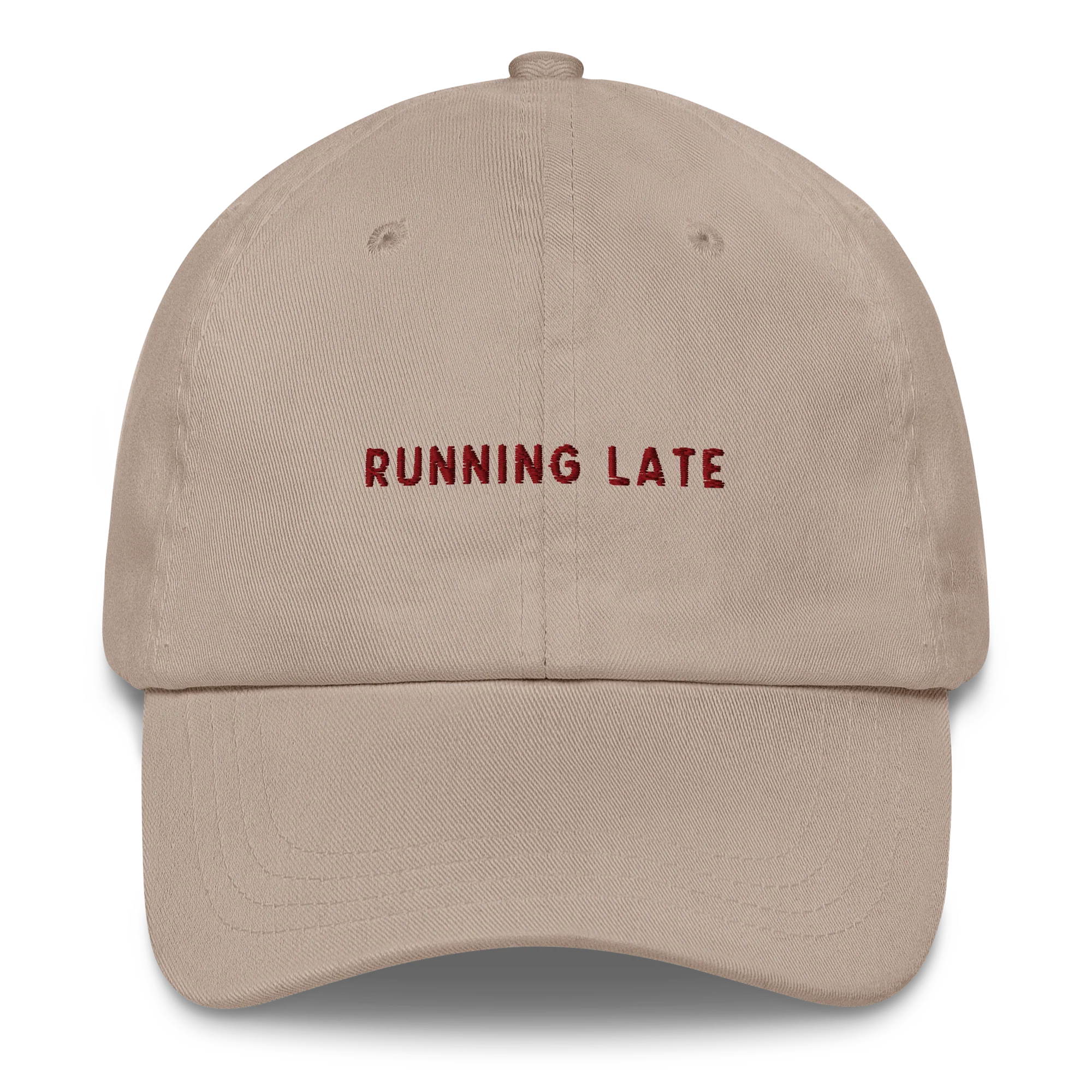 Running Late Embroidered Cap - Image 8