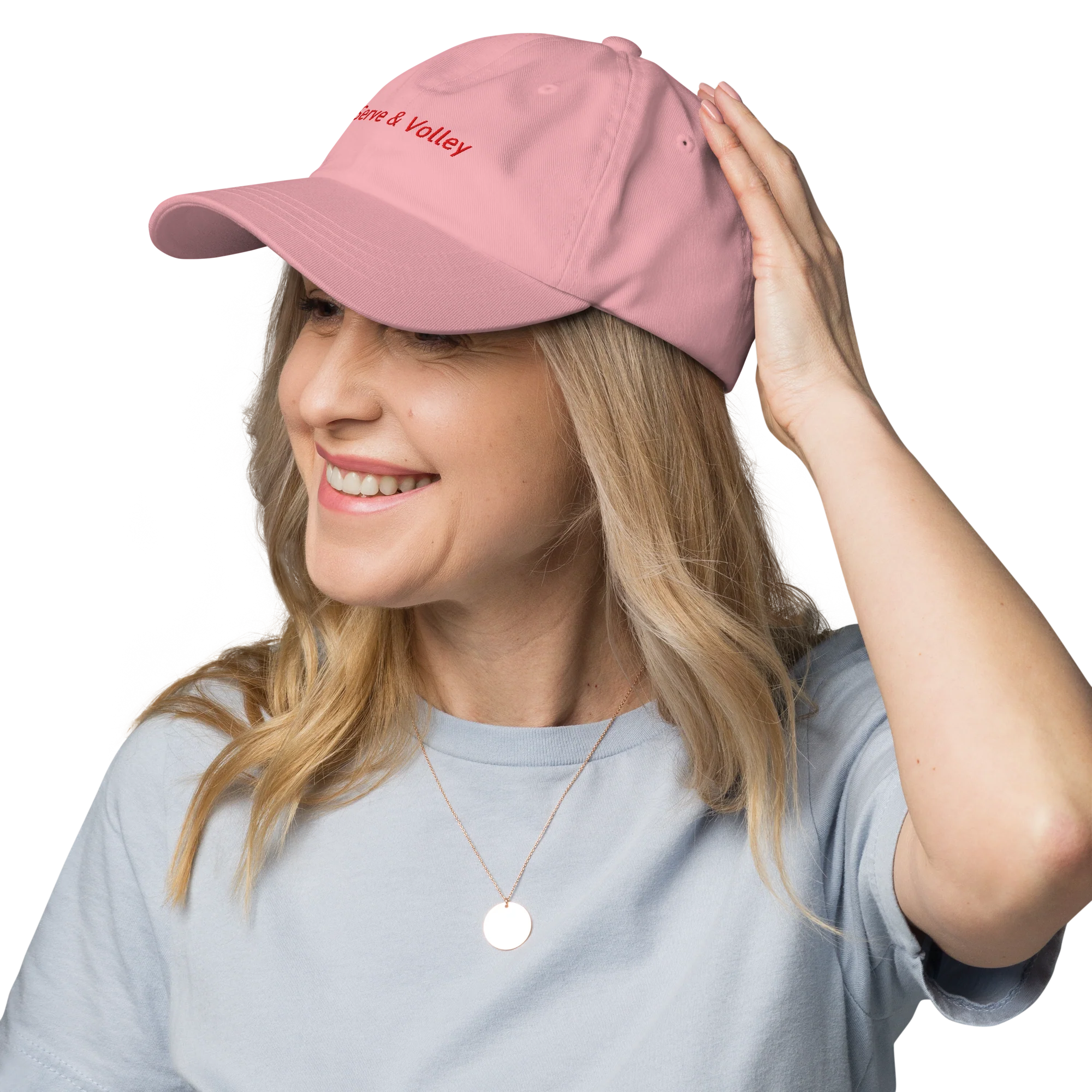Serve & Volley Tennis Embroidered Cap - Image 8