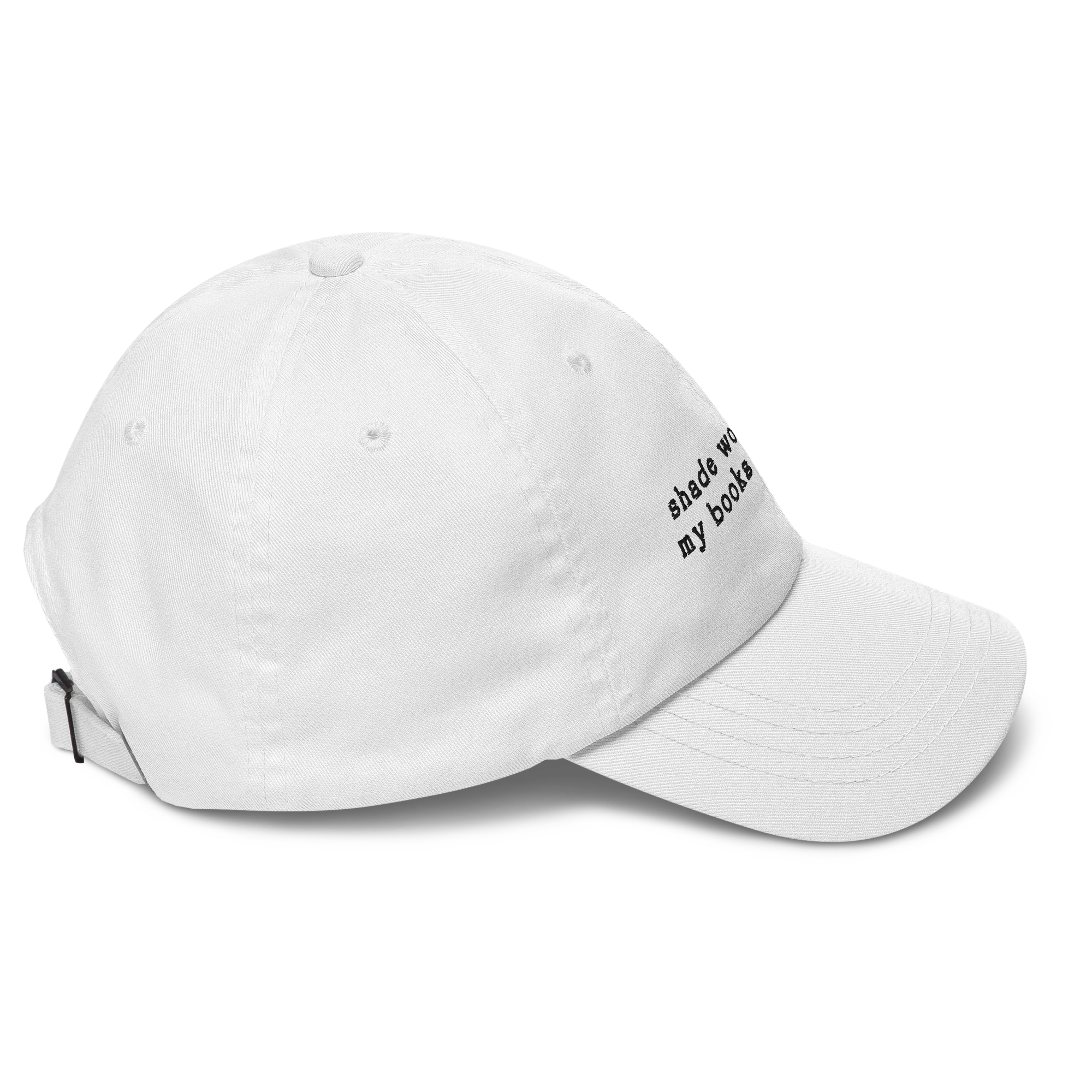 Shade Won't Make My Books Less Gay Embroidered Cap - Image 3