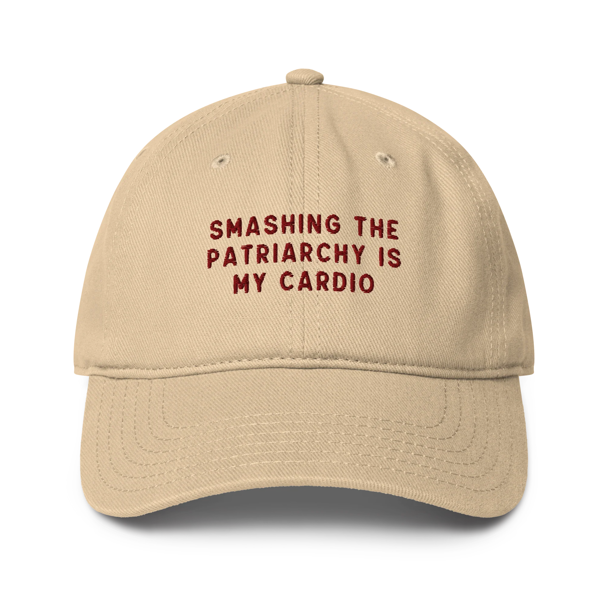Smashing Patriarchy Cardio Embroidered Baseball Cap - Image 4