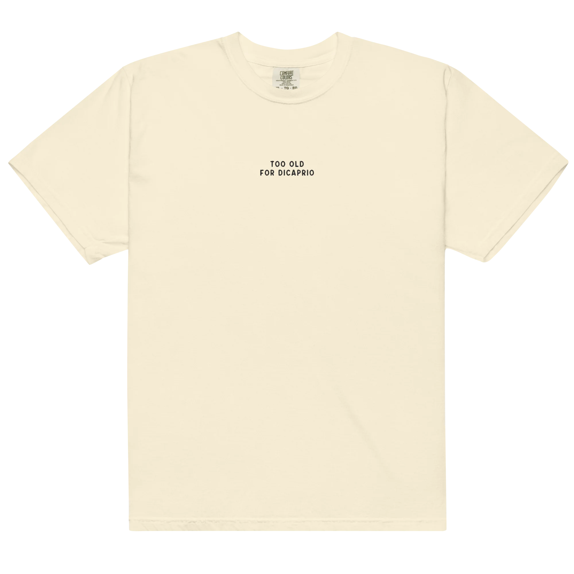Too Old For DiCaprio Embroidered Classic T-Shirt - Image 3