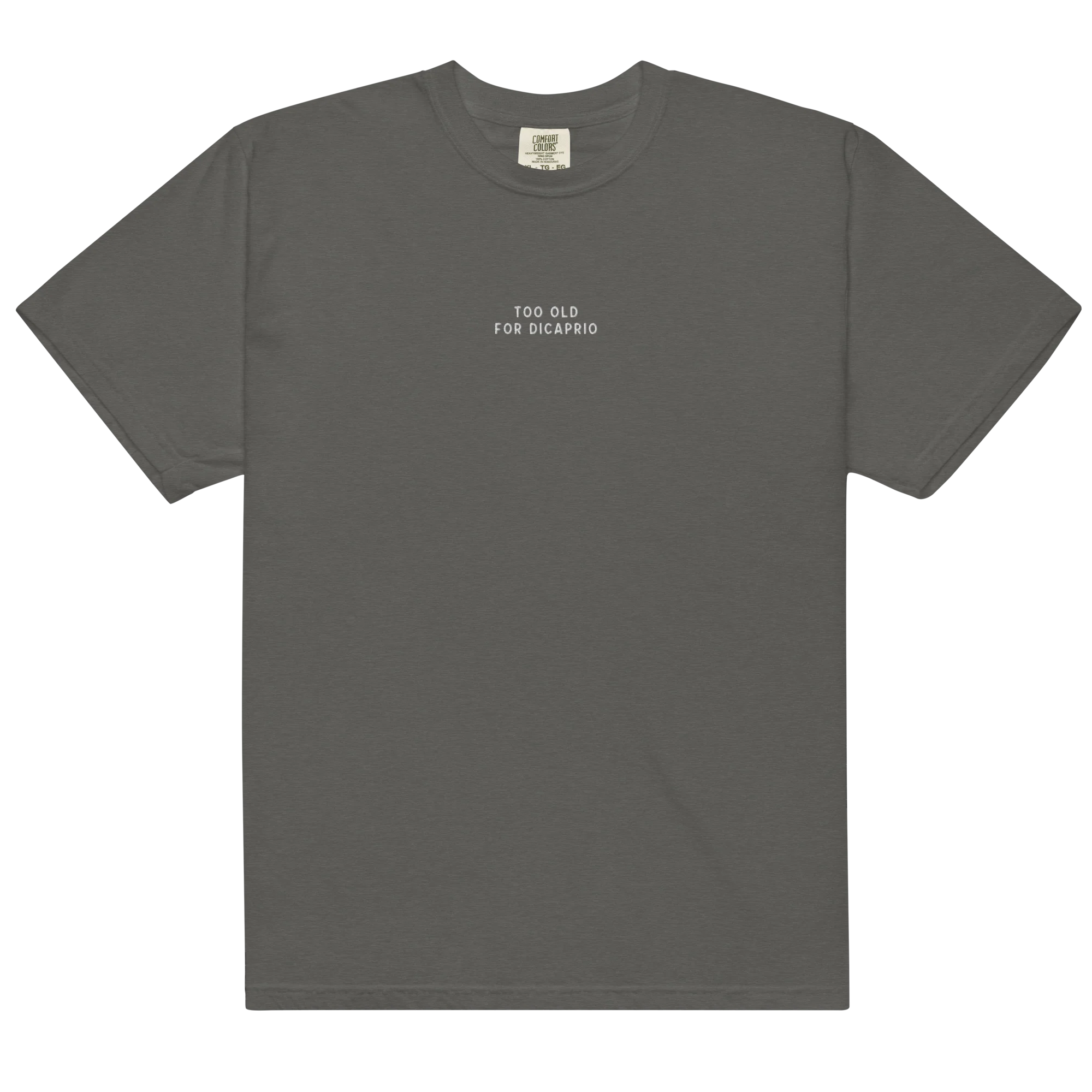 Too Old For DiCaprio Embroidered Classic T-Shirt - Image 4