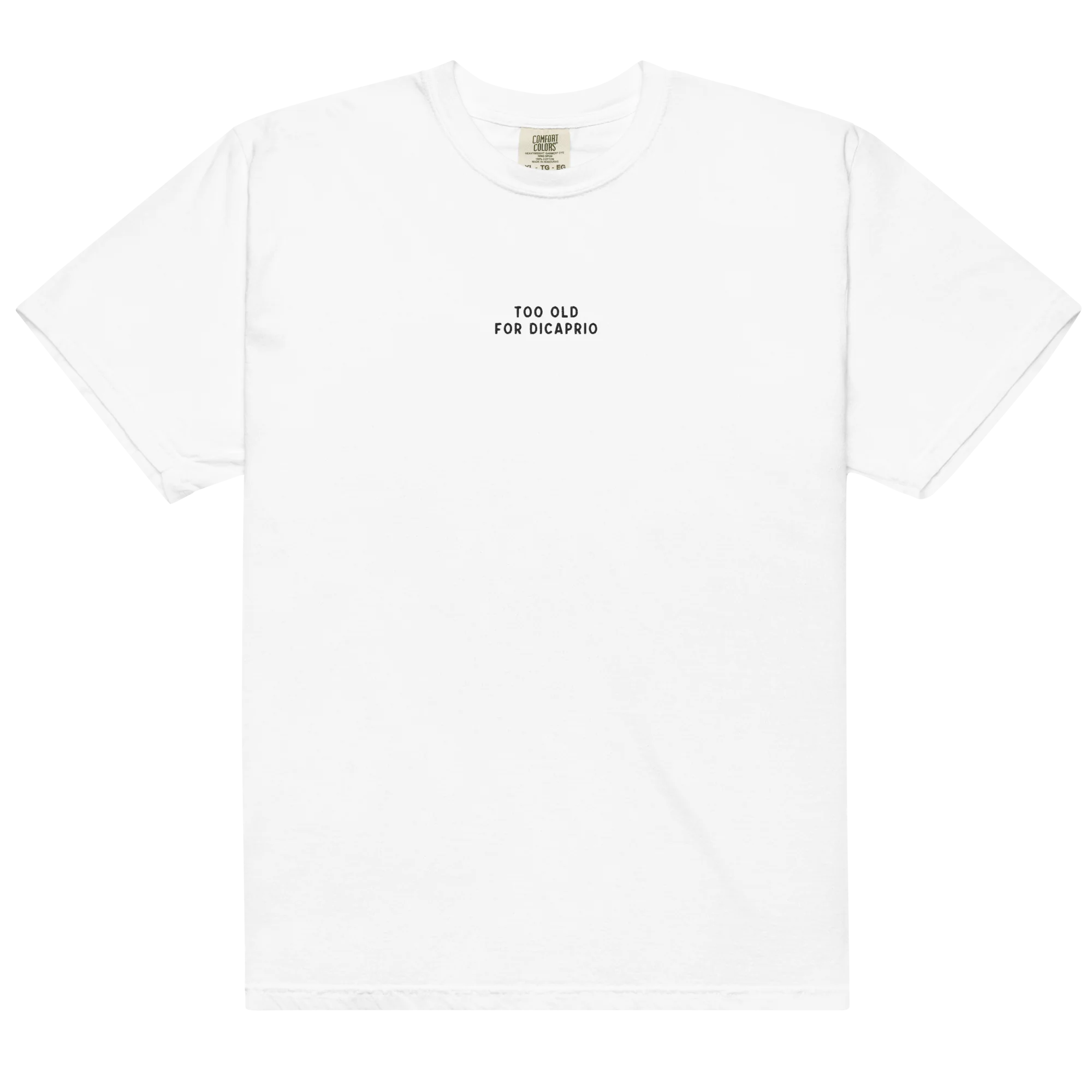 Too Old For DiCaprio Embroidered Classic T-Shirt - Image 6