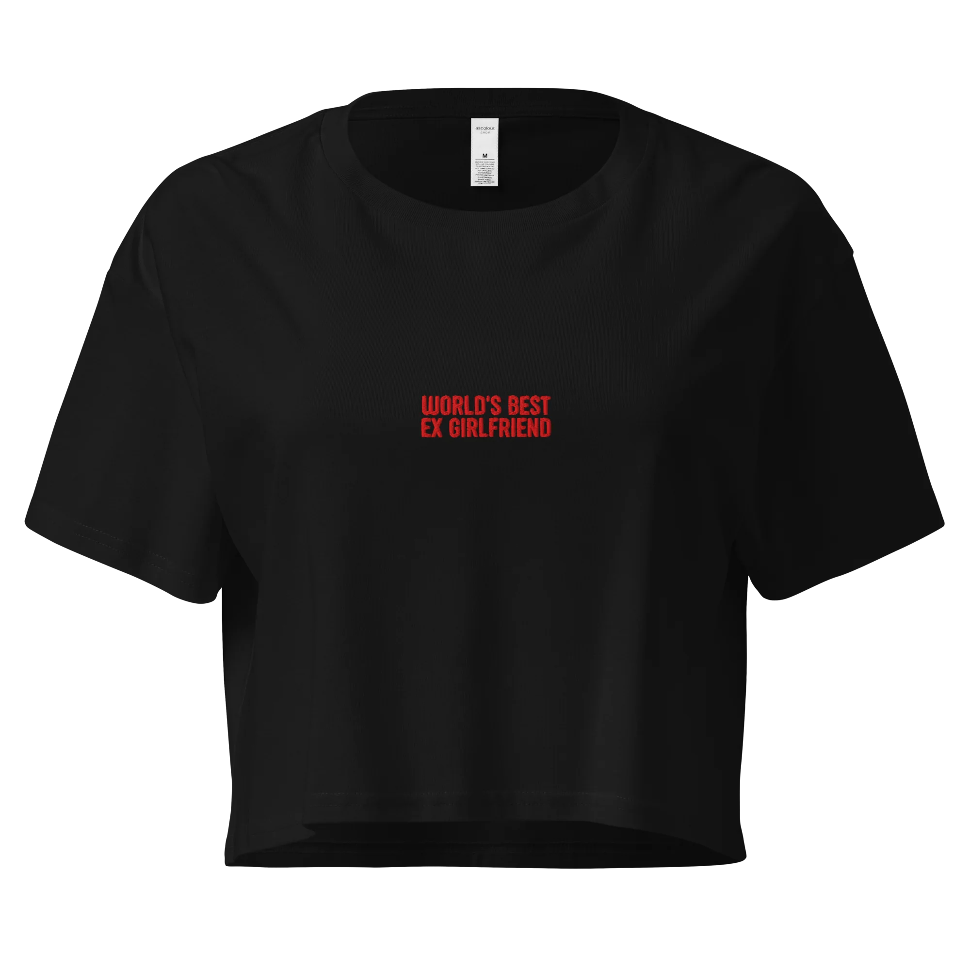 World's Best Ex-Girlfriend Embroidered Crop Tee - Image 7